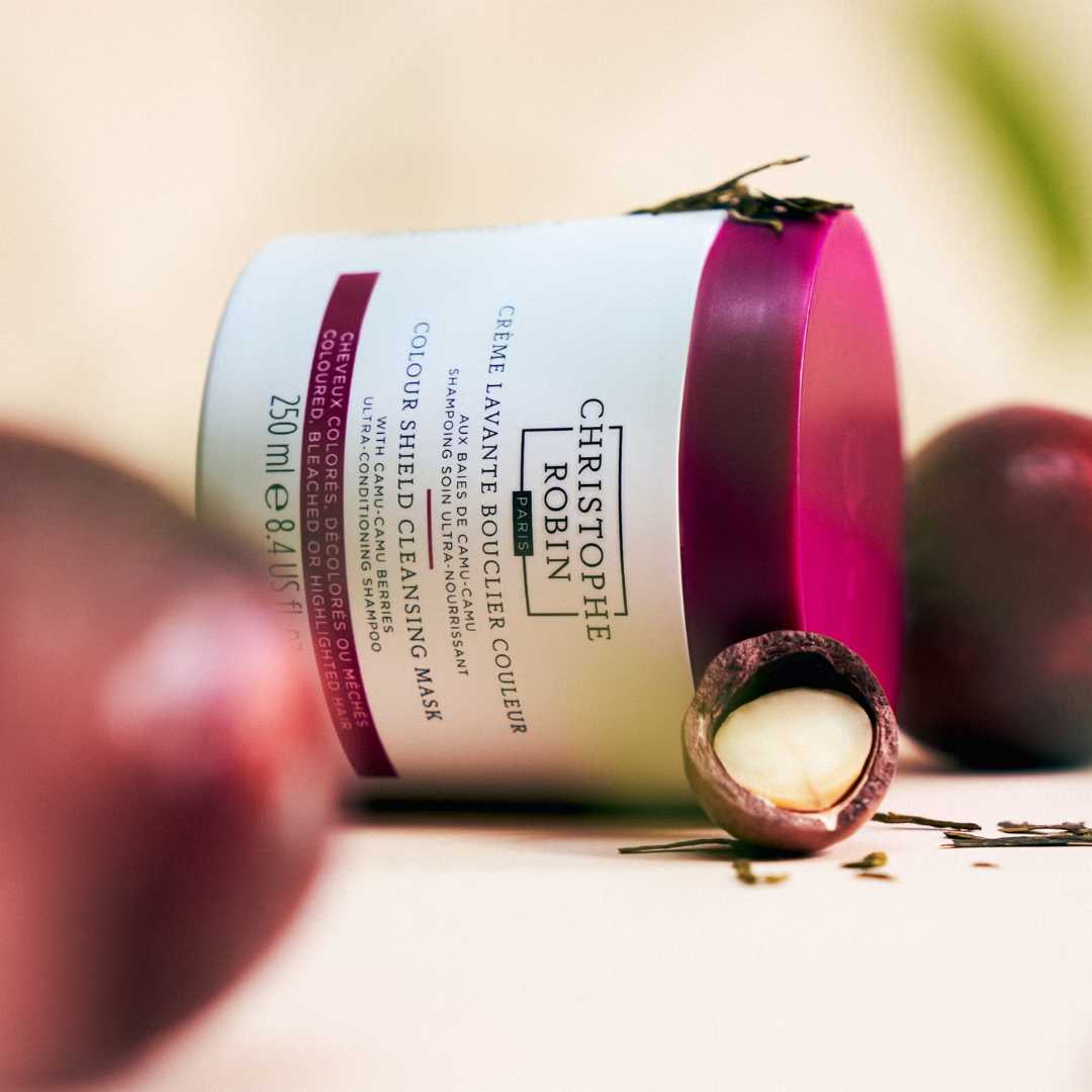 Christophe Robin Colour Shield Cleansing Mask with Camu-Camu Berries - 250ml - Image 2