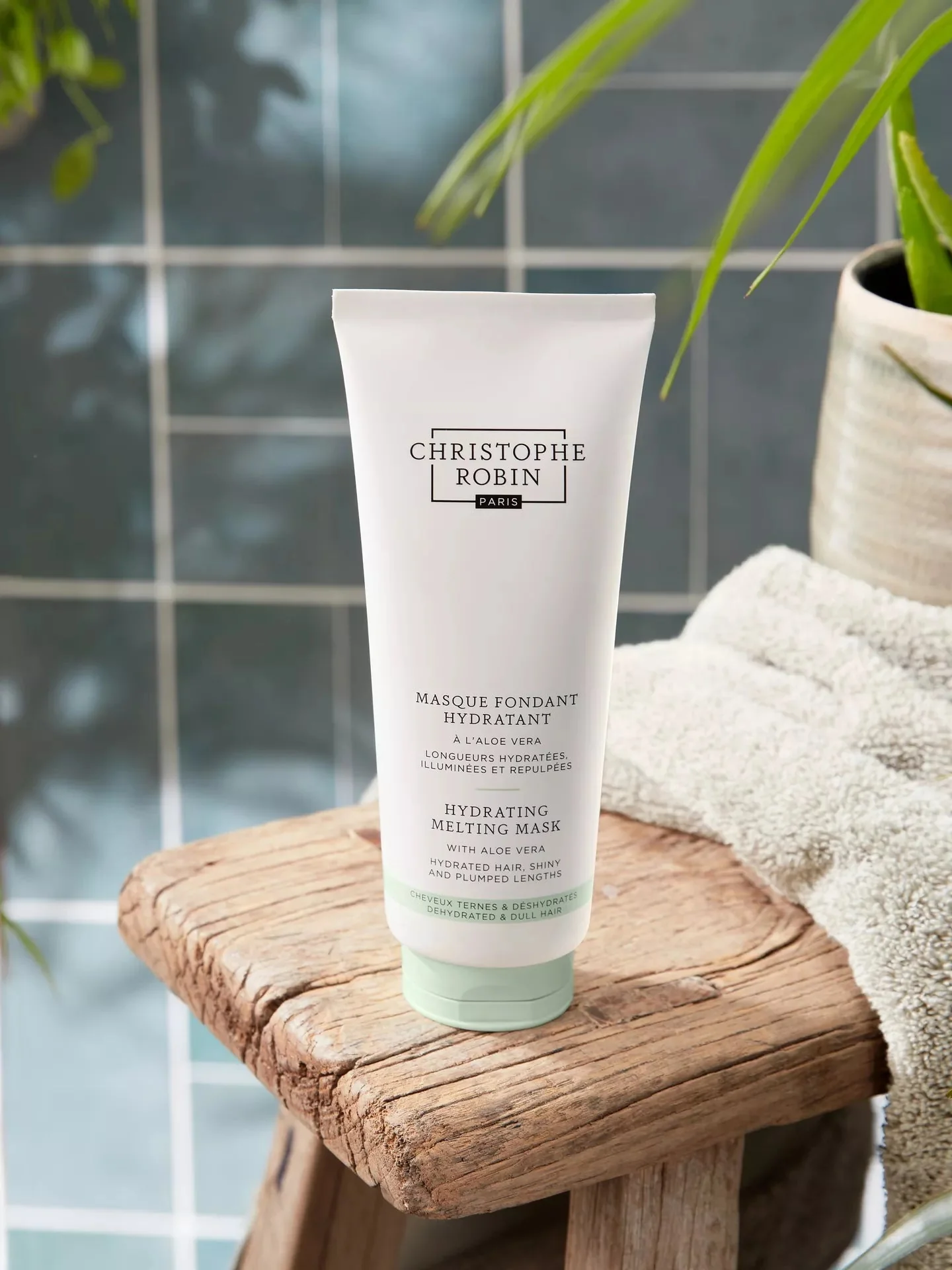 Christophe Robin Hydrating Melting Hair Mask with Aloe Vera - 75ml - Image 6
