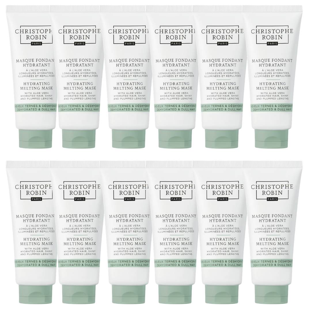 Christophe Robin Hydrating melting mask with aloe vera - 40ml x 12