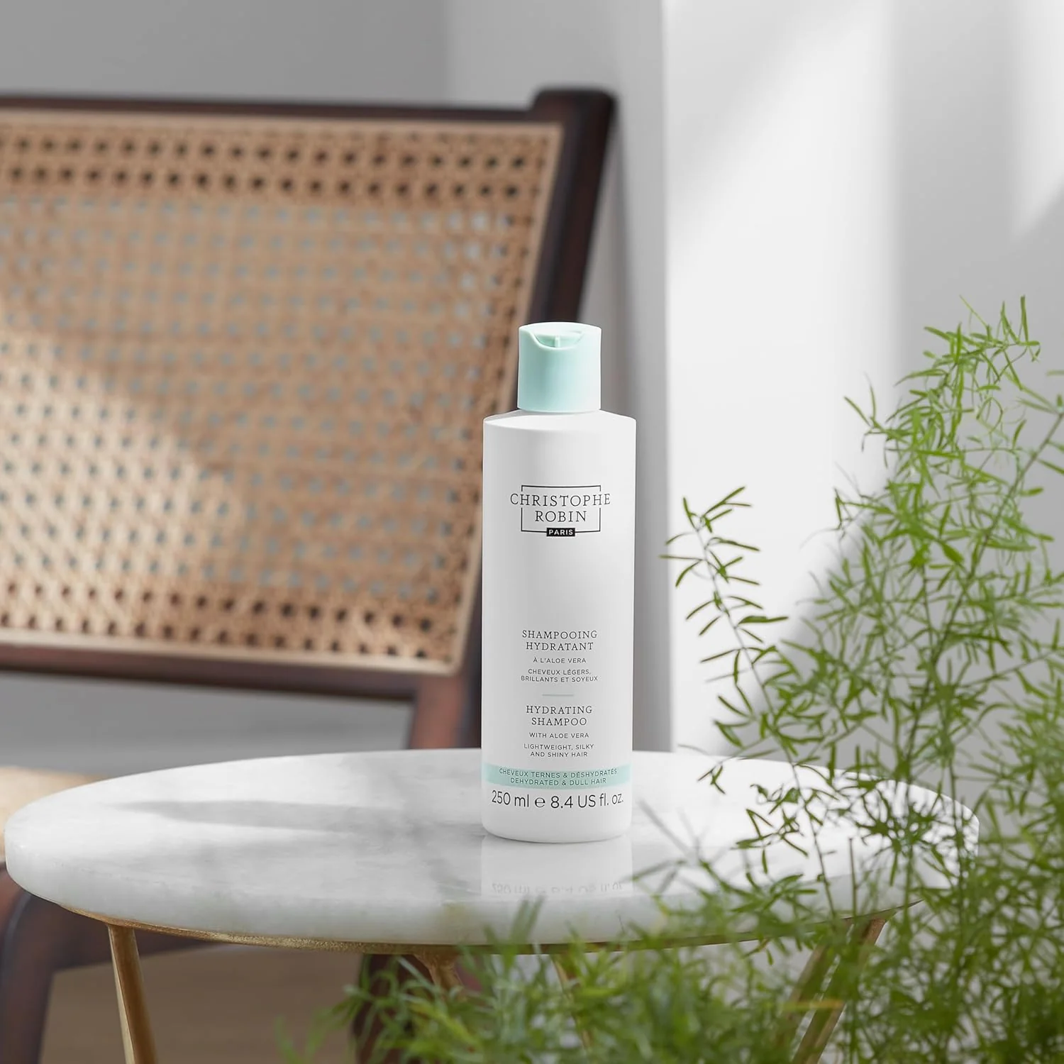 Christophe Robin Hydrating Shampoo With Aloe Vera - 250ml - Image 2