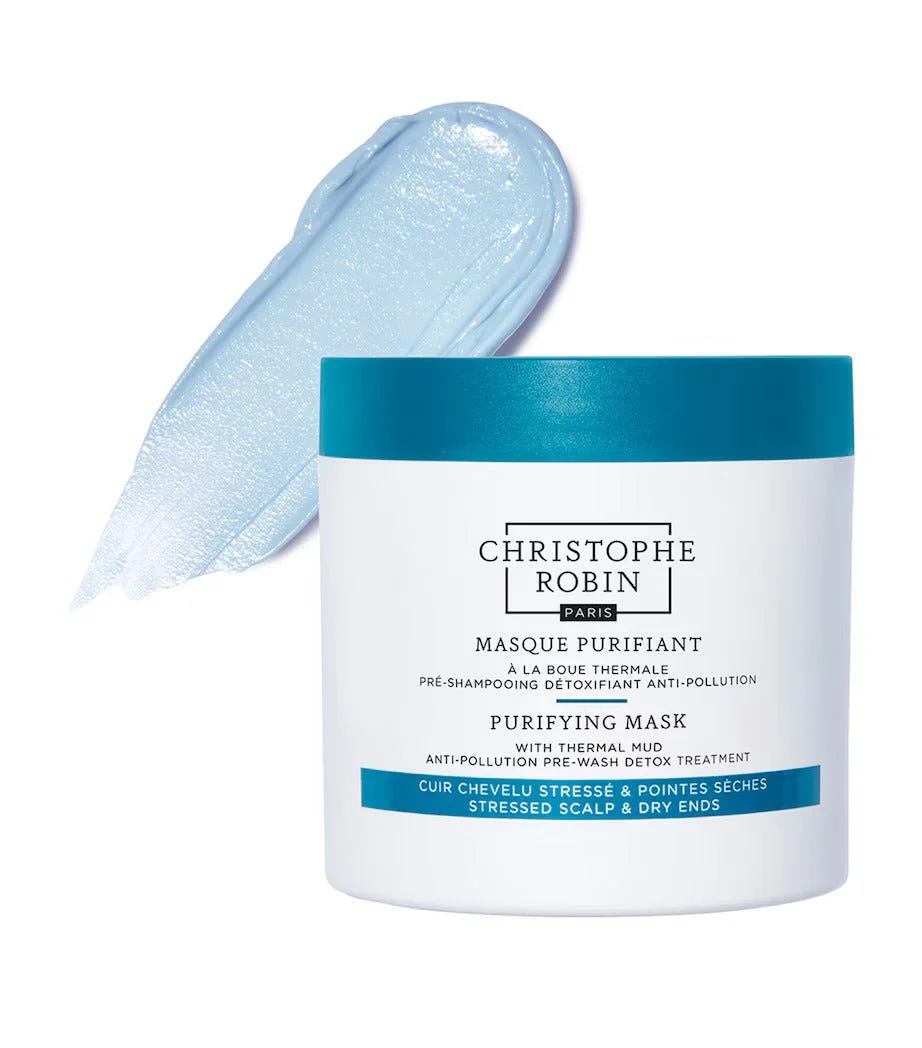 Christophe Robin Purifying Mud Hair Mask 250ml - 3 Pack - Image 2