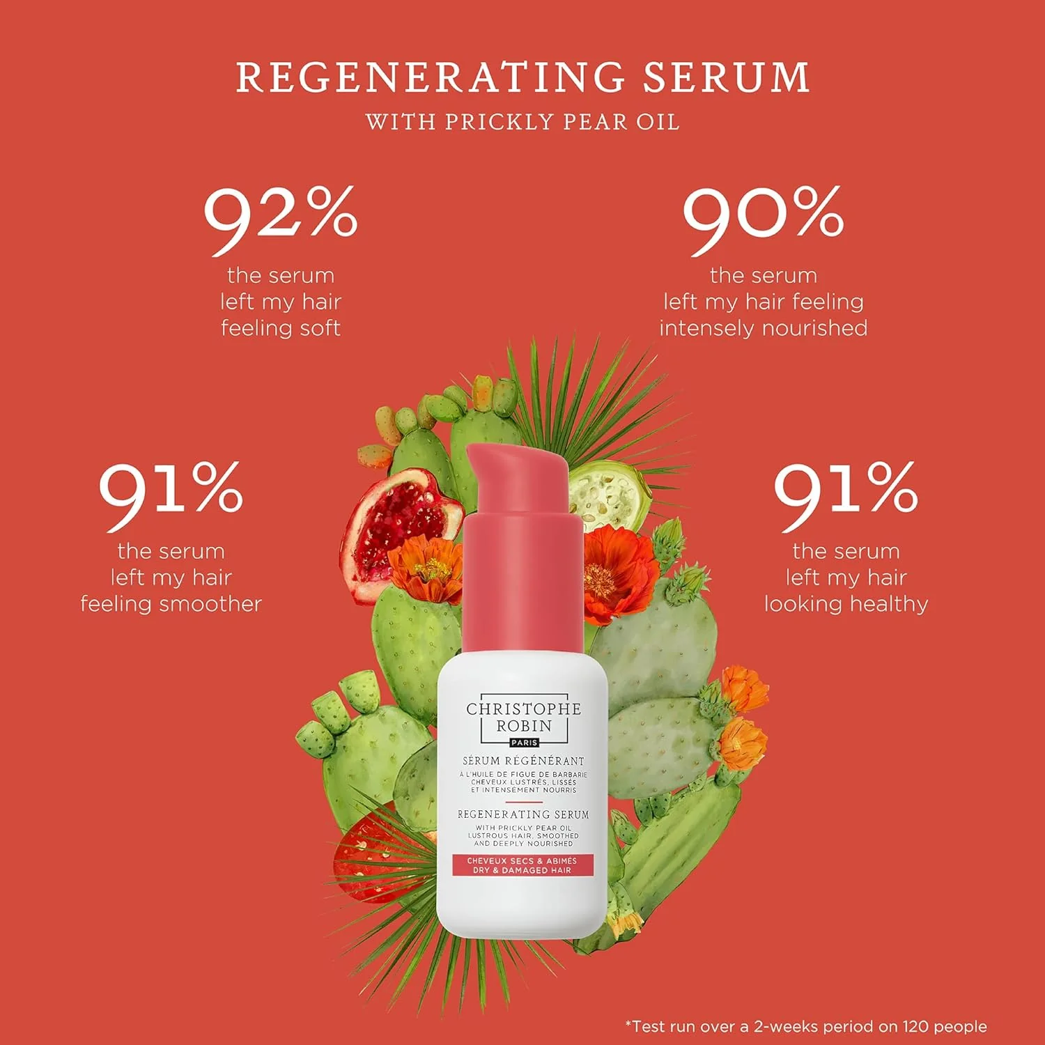 Christophe Robin Regenerating Hair Serum with Prickly Pear Oil - 50ml - Image 3