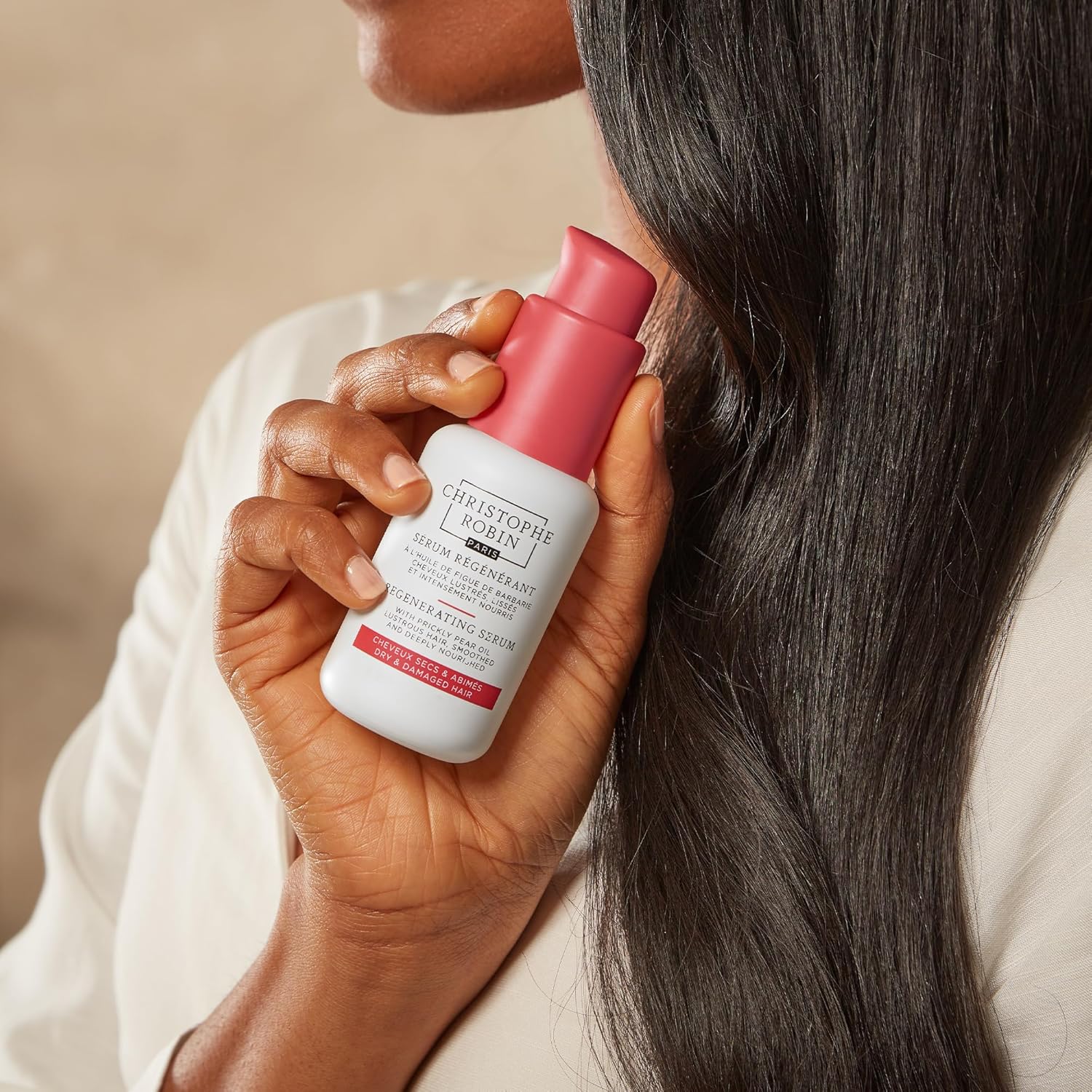 Christophe Robin Regenerating Hair Serum with Prickly Pear Oil - 50ml - Image 4