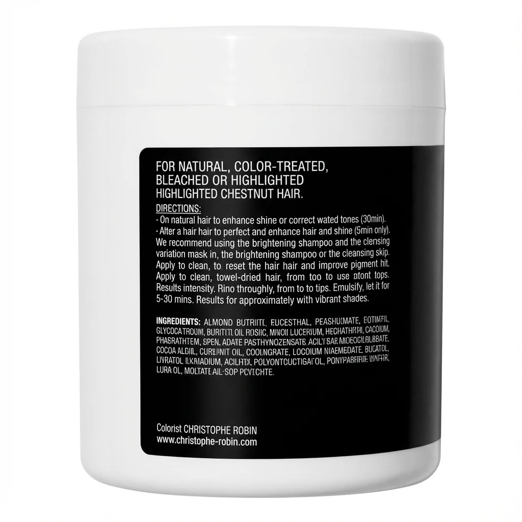 Christophe Robin Shade Variation Mask - Ash Brown 1000ml - Image 4