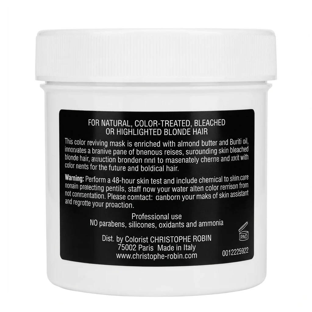 Christophe Robin Shade Variation Mask - Baby Blonde 1000ml - Image 5