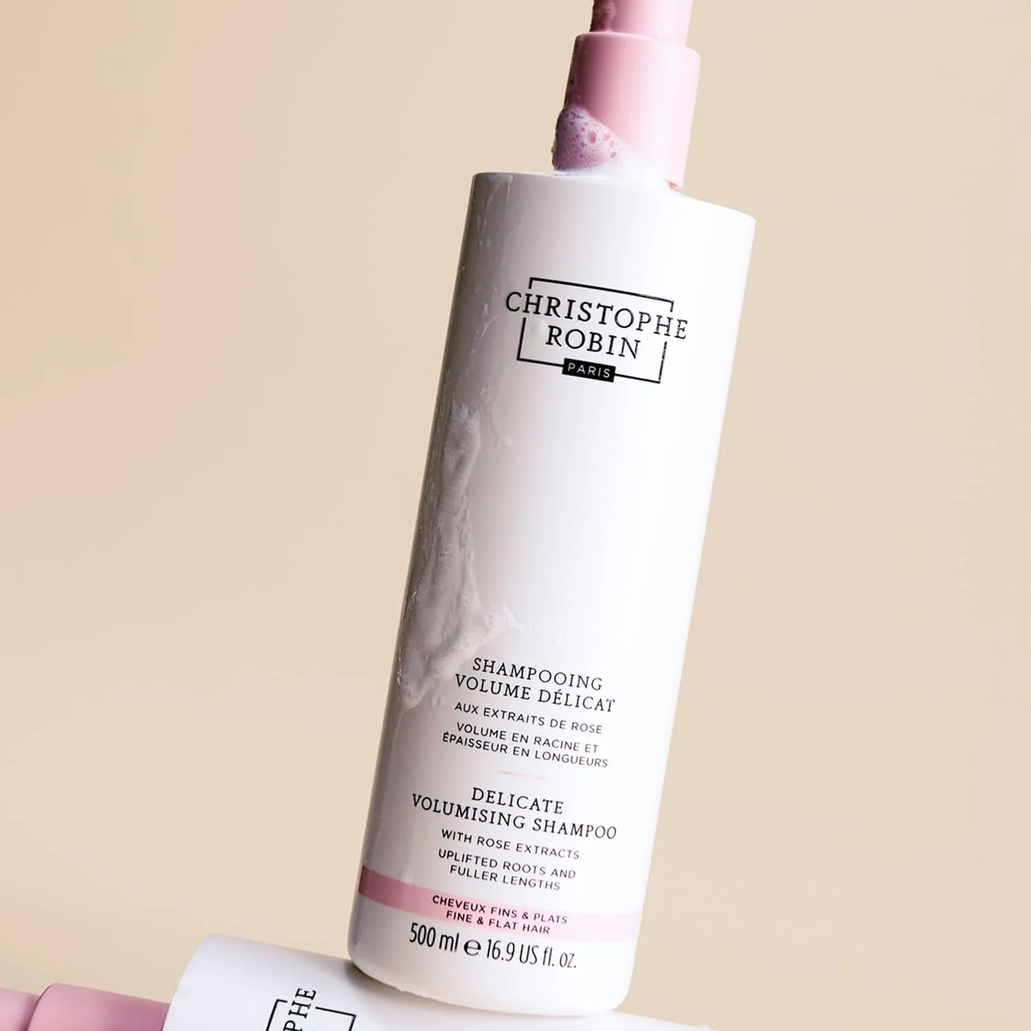 Christophe Robin Delicate Volumising Shampoo with Rose Extracts - 500ml - Image 4