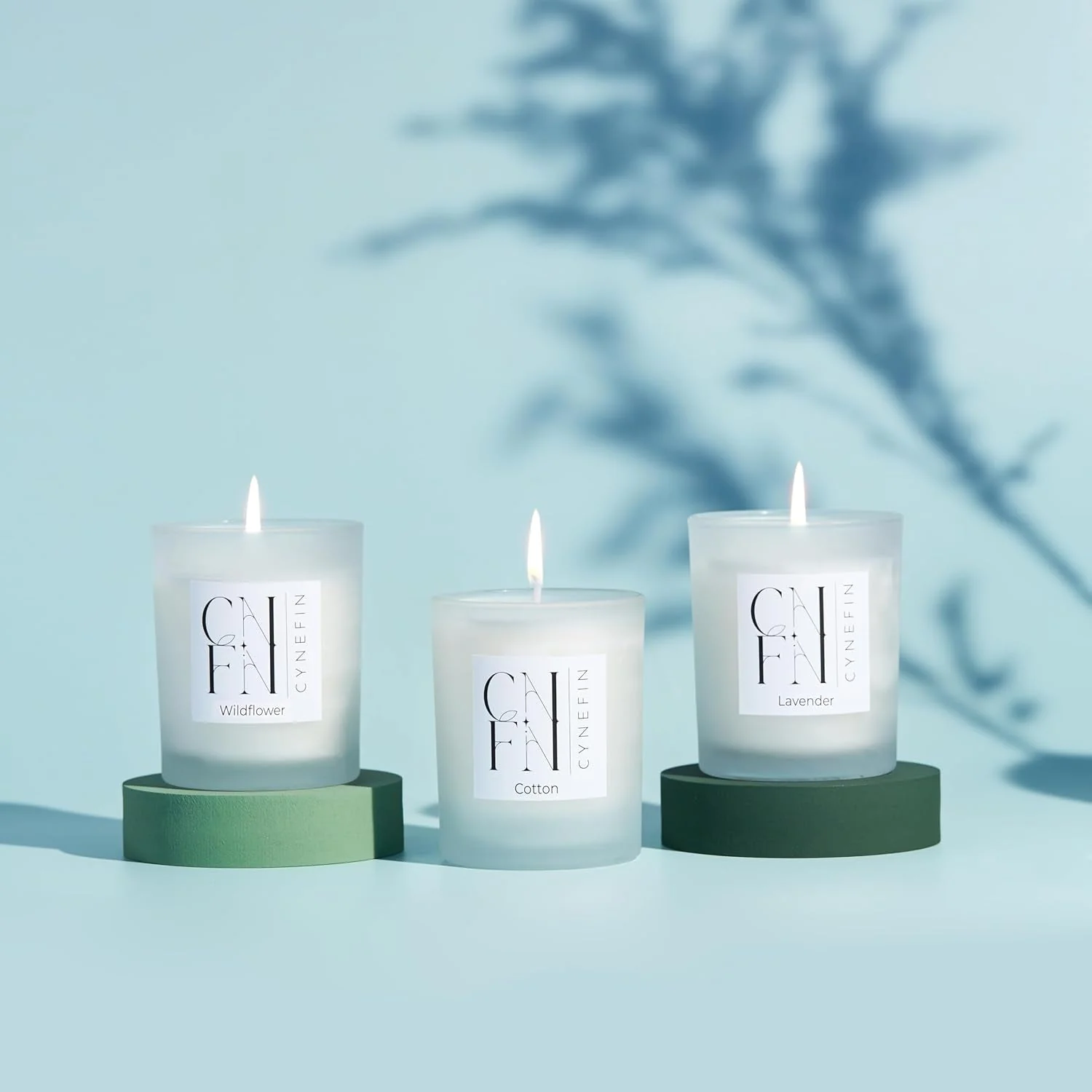 CNFN Fresh and Floral Scented Candles Gift Set (3 Pack) - Image 2