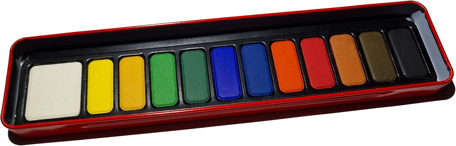 Consortium Watercolour Paint Set - 12 paints - Image 2