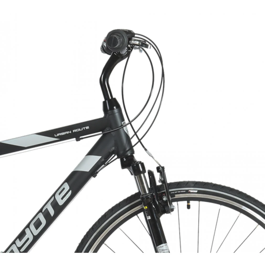 Coyote URBAN Gents's Hybrid Bike With 700C Wheels 22-Inch Frame, 18-Speed Shimano Gearing & Shimano EZ Fire Shifters - Image 3