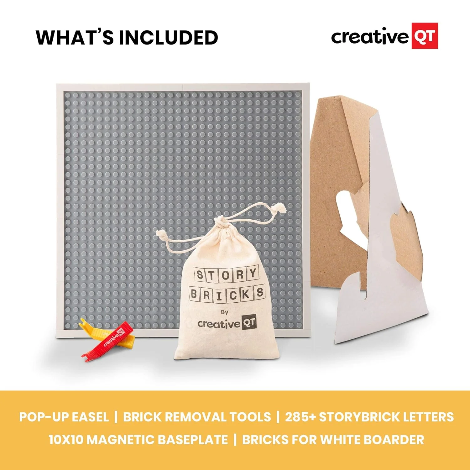 Creative QT Brick Building Letter Board - Over 285 StoryBricks Letters & Symbols - Image 2