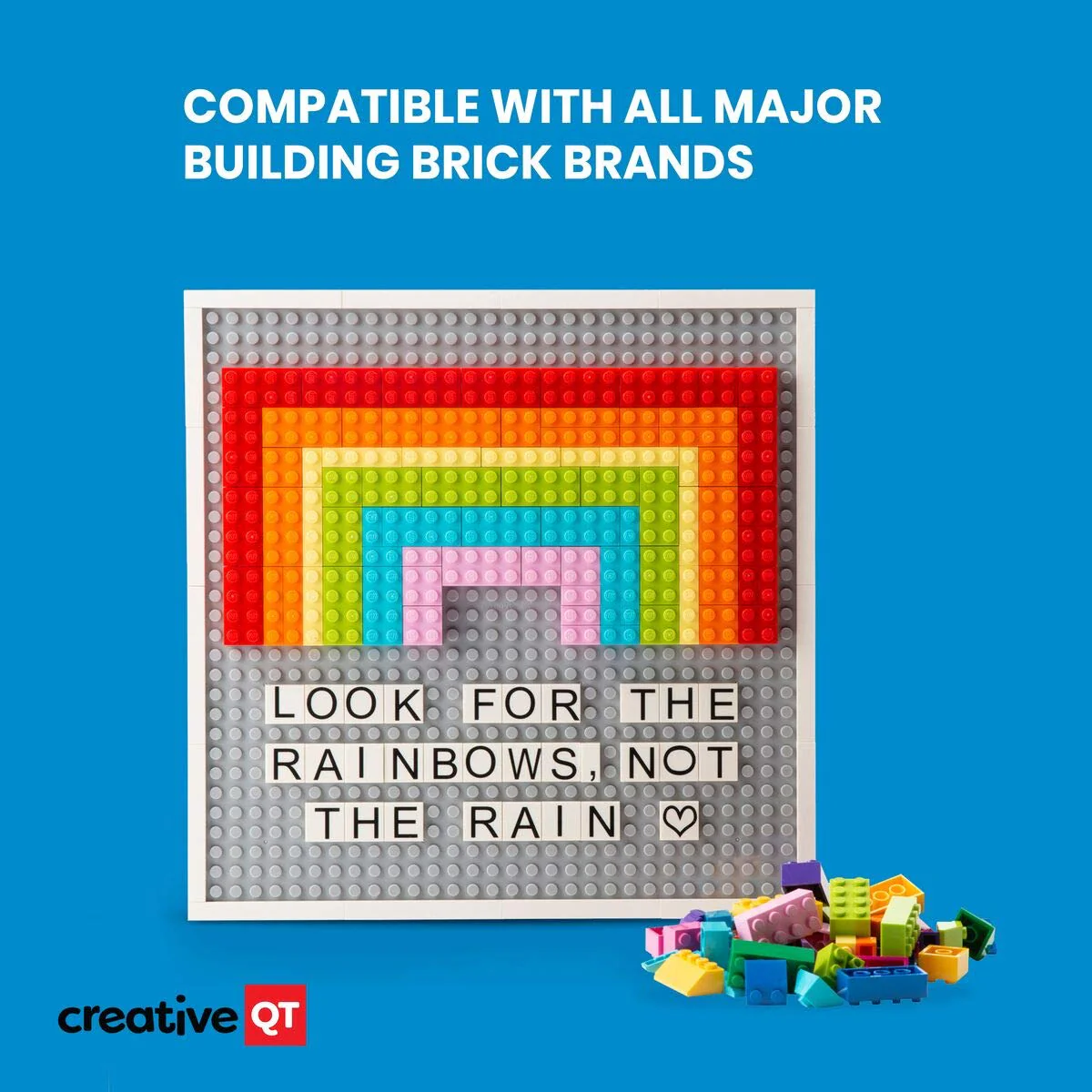 Creative QT Brick Building Letter Board - Over 285 StoryBricks Letters & Symbols - Image 3