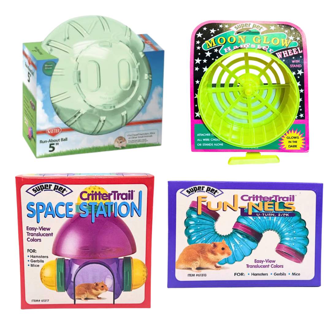 Hamster Kit CritterTrail Funnel, Space Station & Wheels