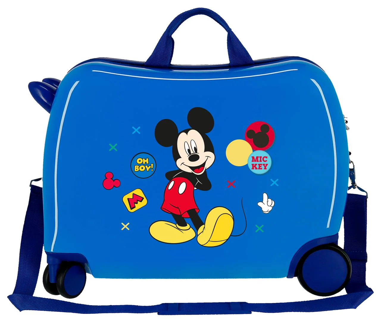 Disney Mickey Mouse Blue Ride on Kids Trunki Suitcase -  Oh Boy! - Image 3