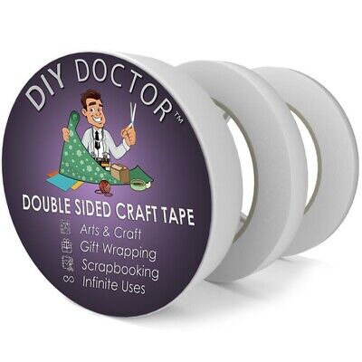 DIY Doctor Double Sided Sticky Tape - 9 Rolls X 28metres - Image 2