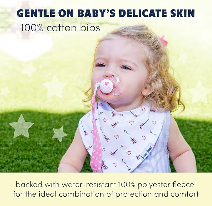 Dodo Babies Baby Bandana Drool Bibs For Girls - Image 5