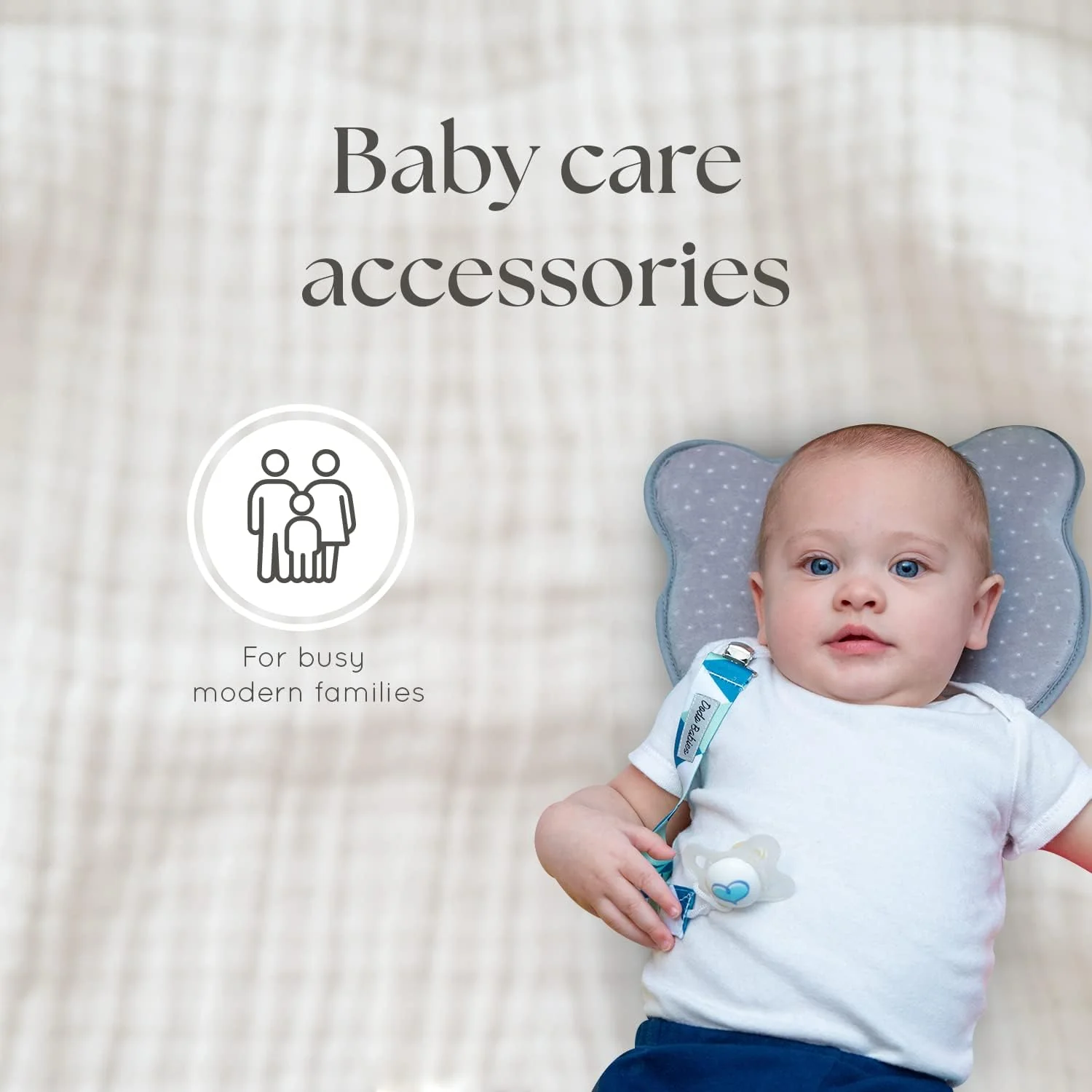 Dodo Babies Baby Head Shaping Pillow - Memory Foam - Image 2