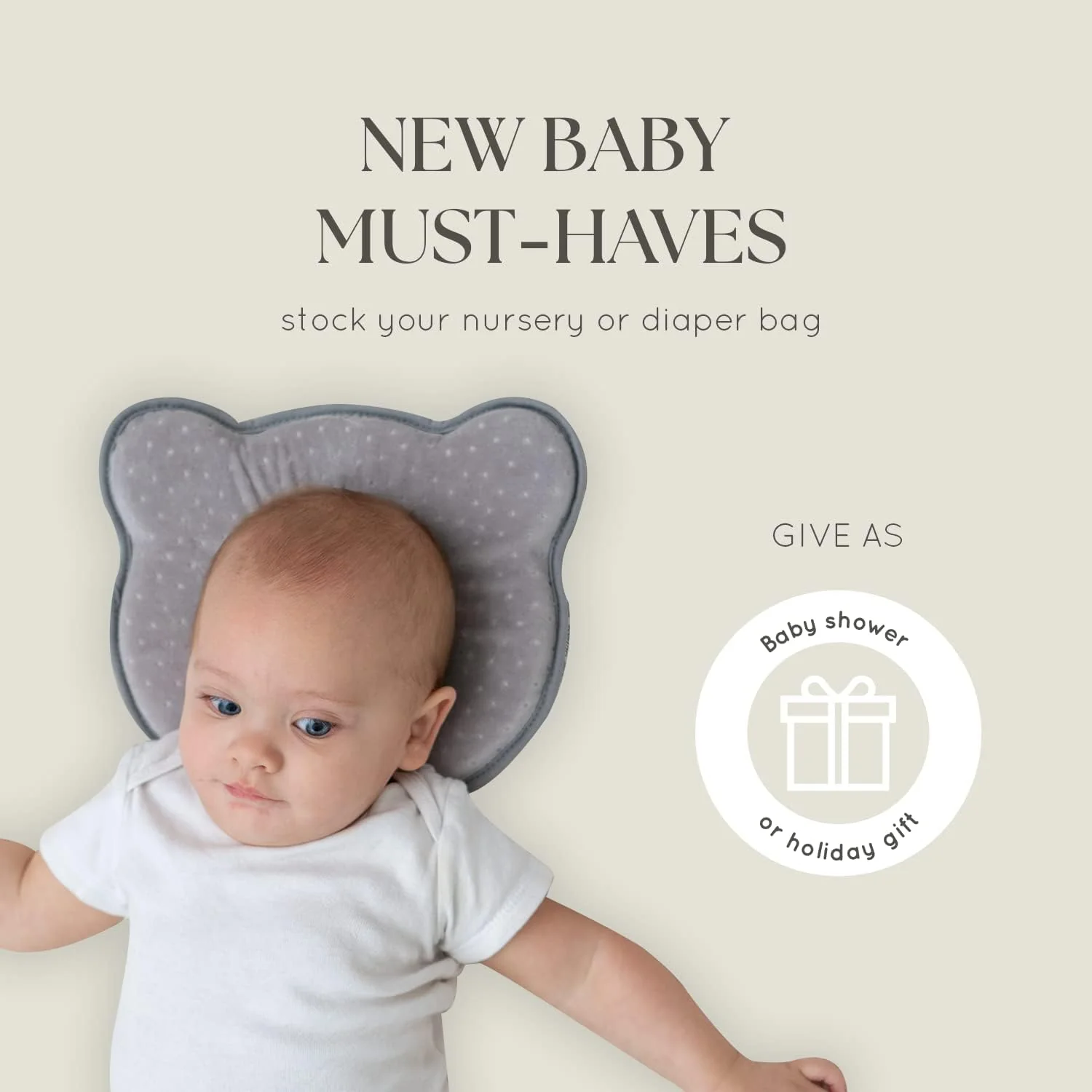 Dodo Babies Baby Head Shaping Pillow - Memory Foam - Image 6
