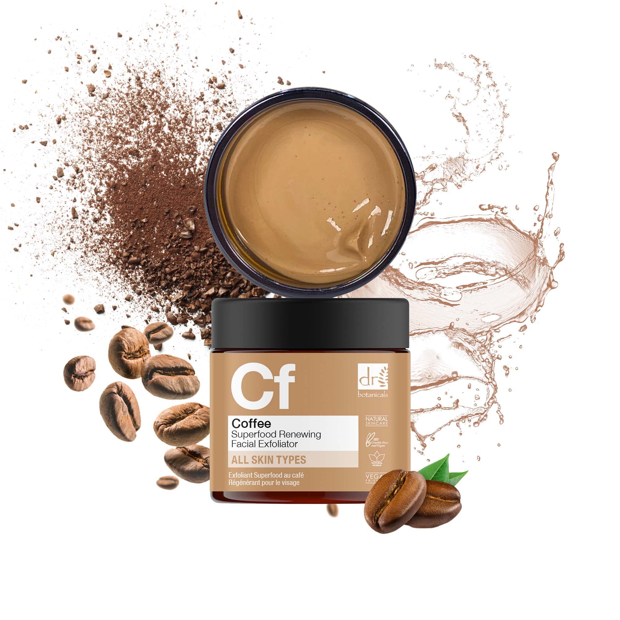 Dr Botanicals Coffee Facial Exfoliator 60ml - Image 3