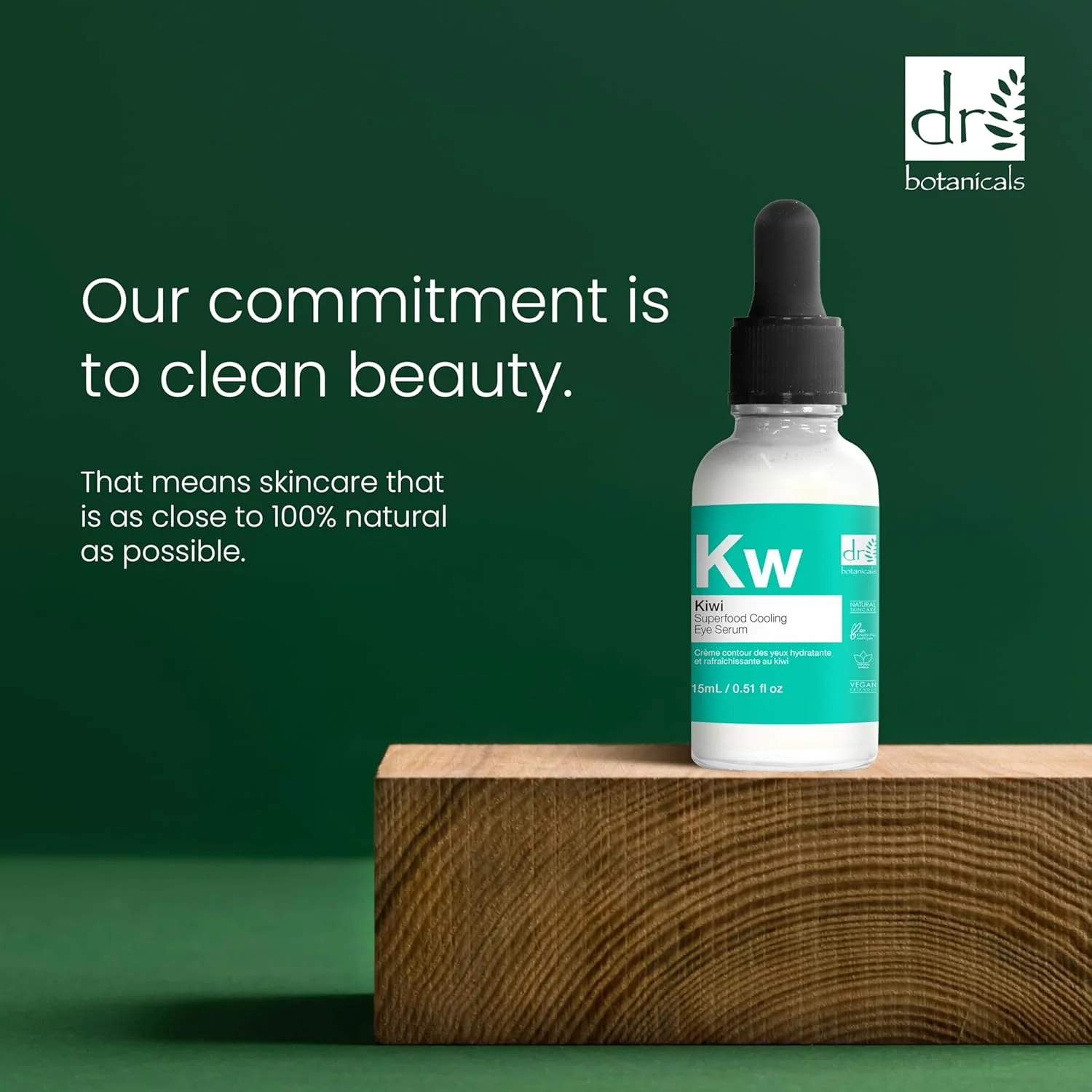 Dr Botanicals Kiwi Superfood Cooling Eye Serum (15ml) - Image 2