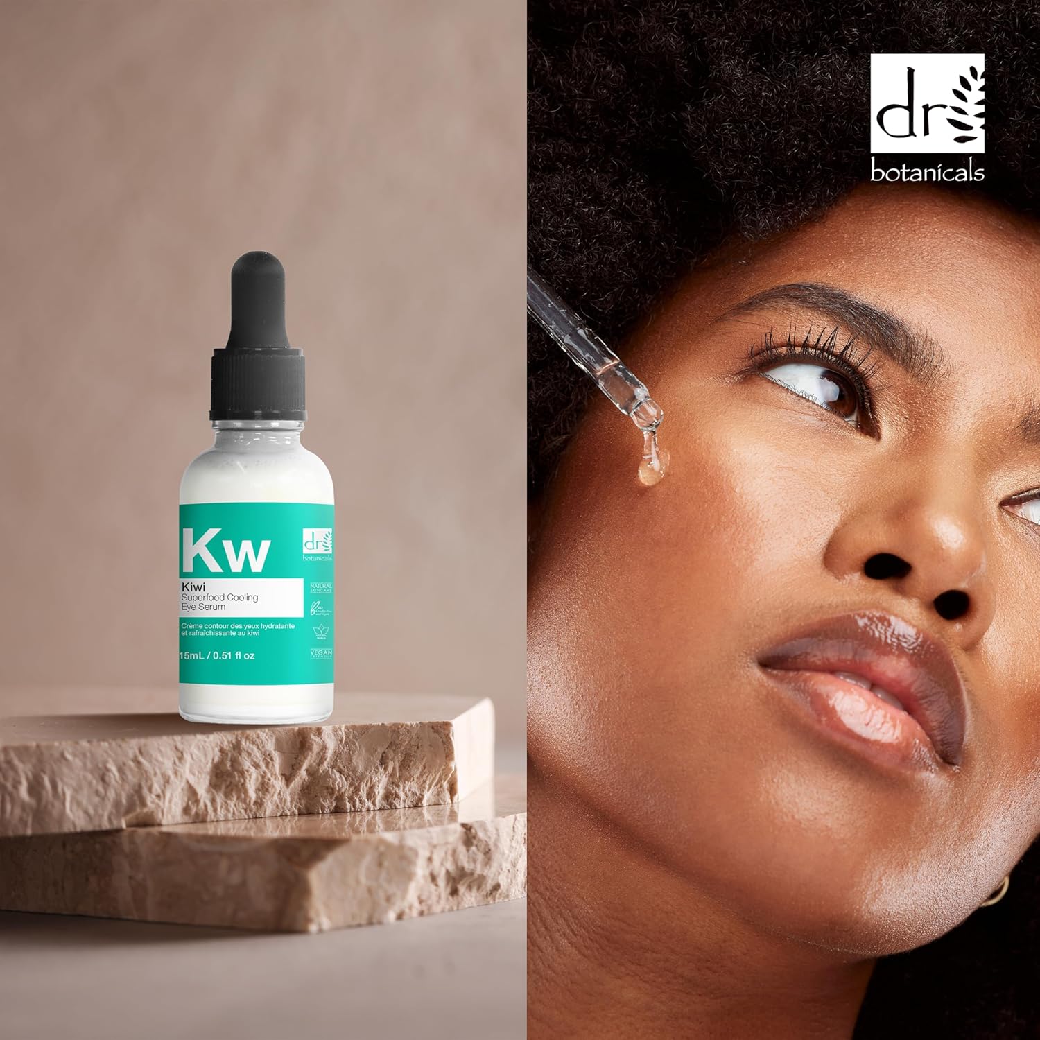 Dr Botanicals Kiwi Superfood Cooling Eye Serum (15ml) - Image 3