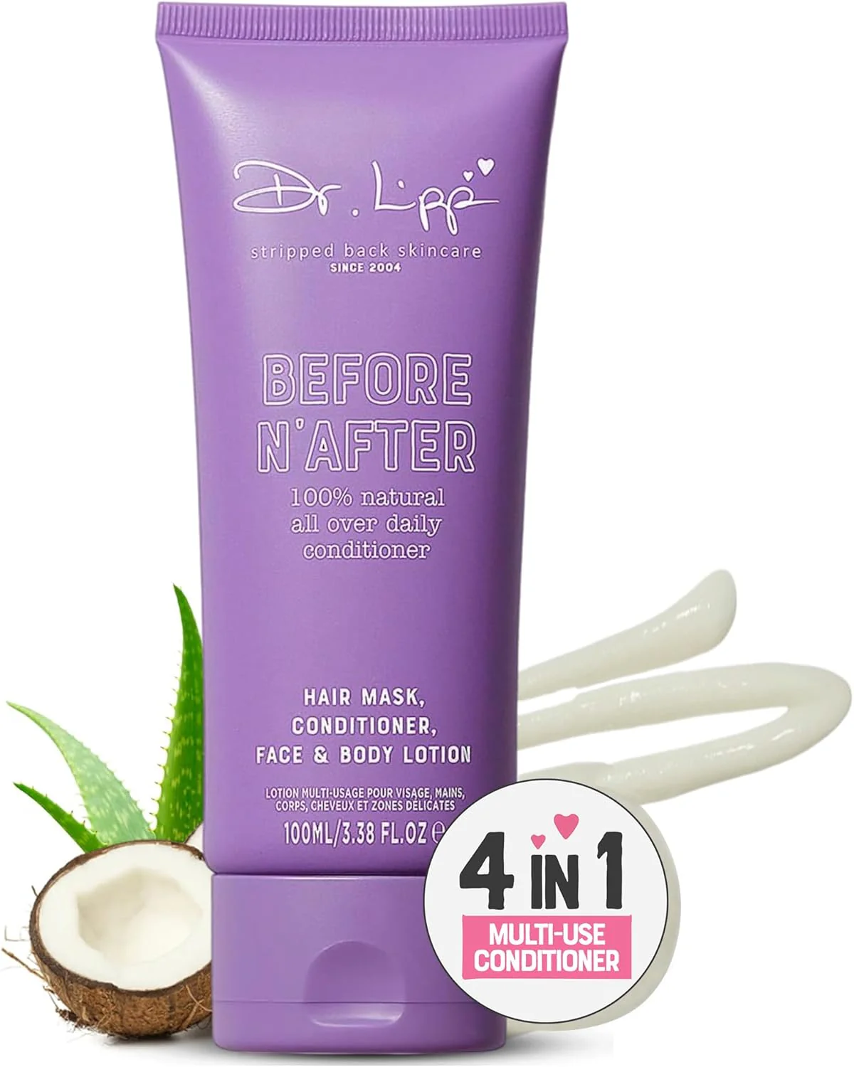 Dr. Lipp Before N' After 4-in-ONE Moisturising All Over Lotion - 100ml - Image 4