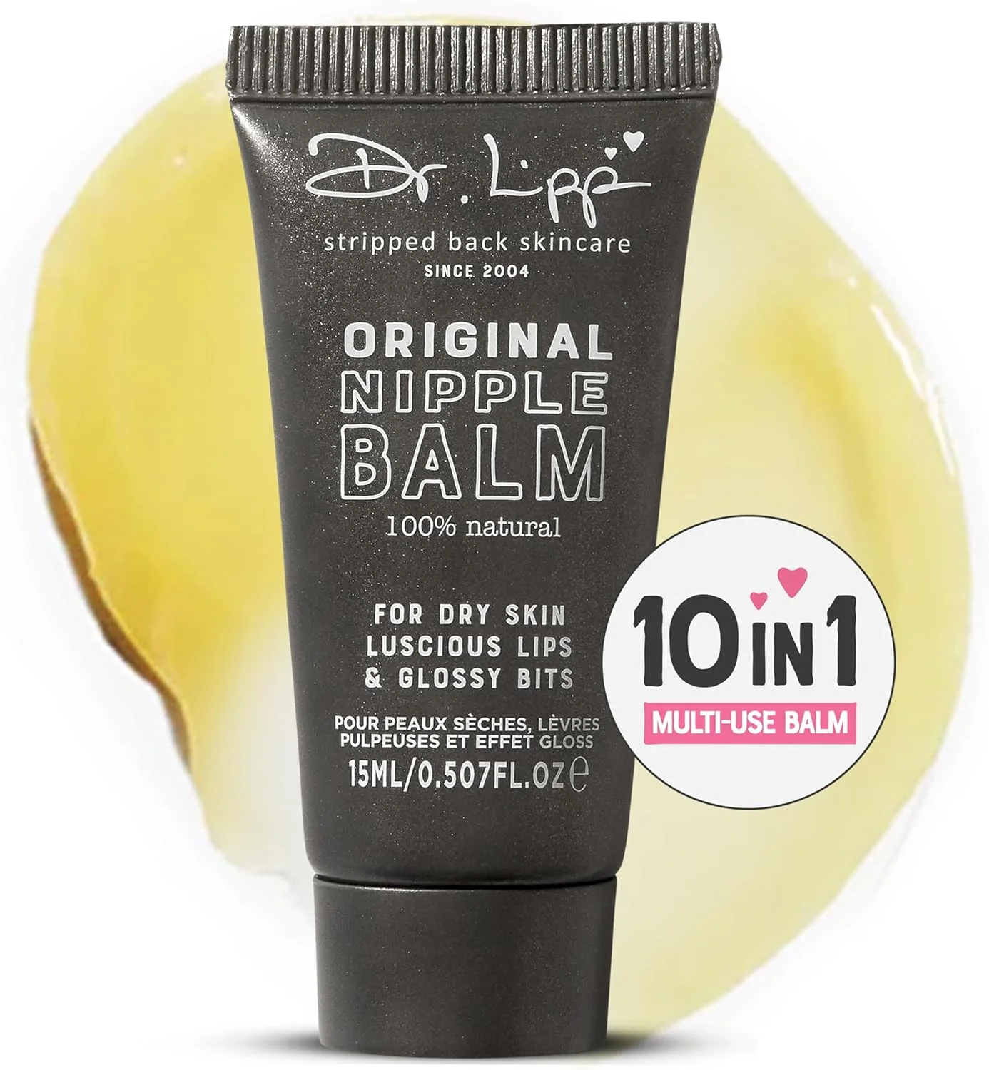 Dr. Lipp 100% Natural Multi-Use Nipple Balm for Dry Skin - 15ml - Image 2