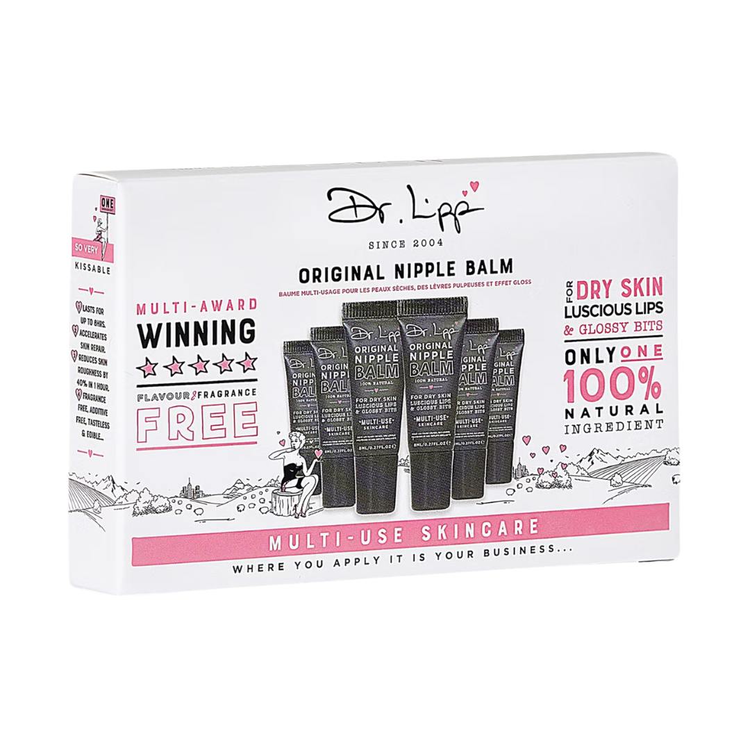 DR. LIPP Nipple Balm for Dry Skin, Luscious Lips & Glossy Bits - 6 Pack - Image 3