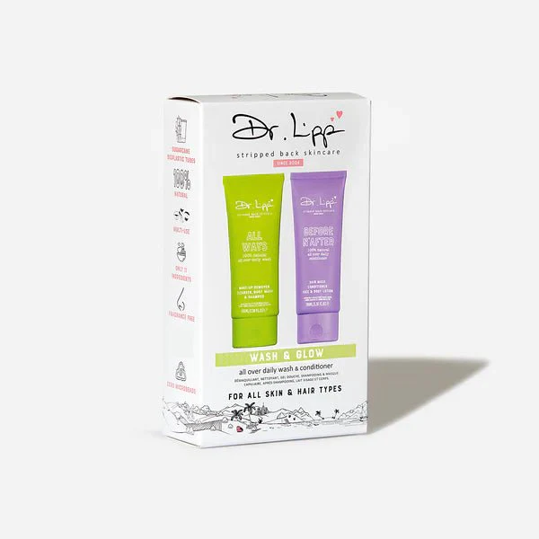 Dr. Lipp Wash & Glow Pack 9-in-2 Body, Face & Hair (2x100ml) - Image 9