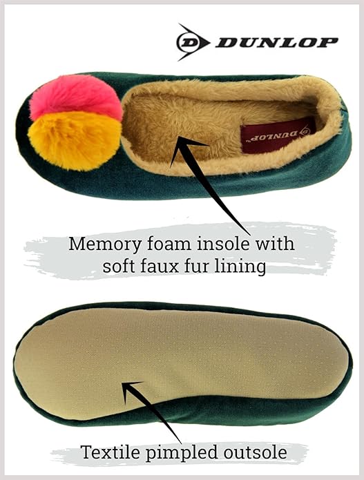 Women's Dunlop Teale Slippers M (UK 5-6) - Image 4