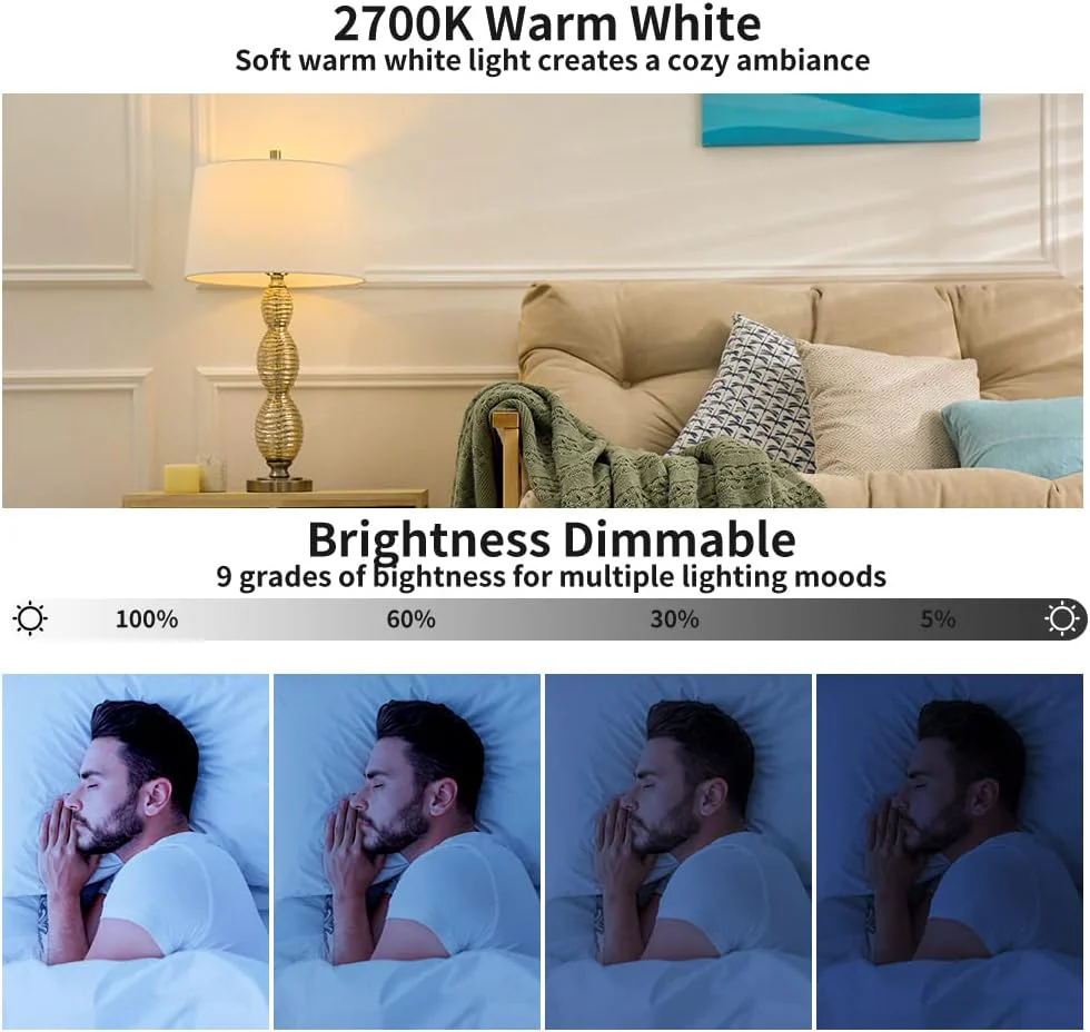 E27 LED Colour Changing Light Bulb with Remote Control - Image 4