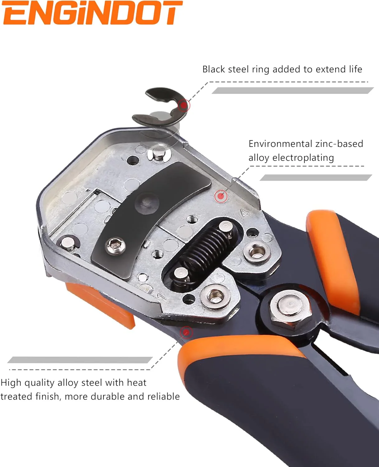 ENGiNDOT 3-in-1 Automatic Wire Stripper Plier Tool AWG10-24 - Image 4