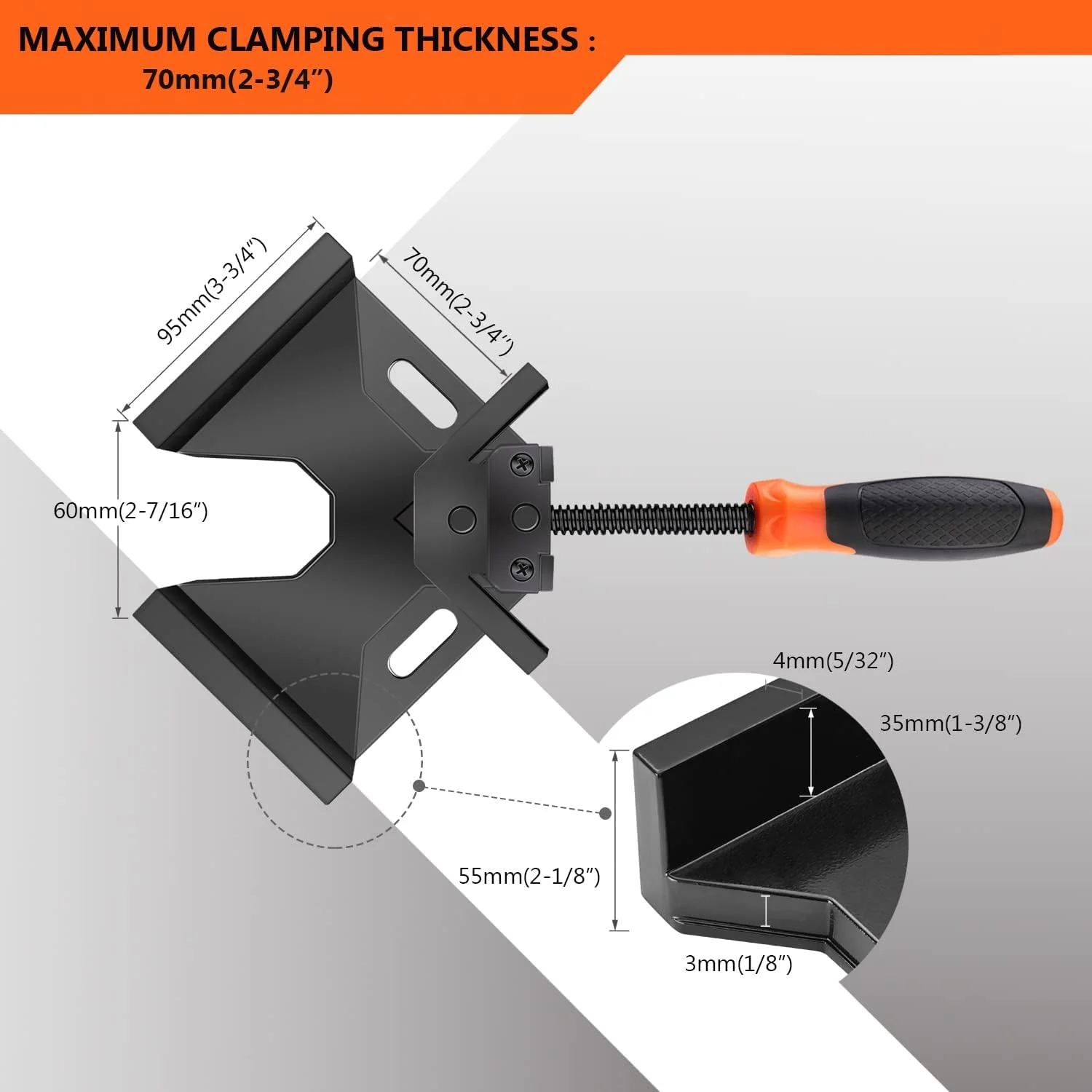 ENGiNDOT Corner Clamp Right Angle 90 Degree - 2Pcs - Image 5