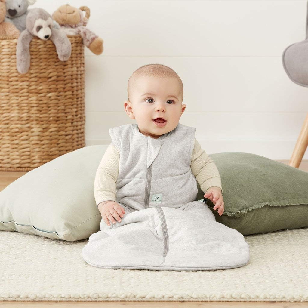 ergoPouch 2.5 Tog Winter Jersey Sleeping Bag - Grey Marle (3-12 months) - Image 2