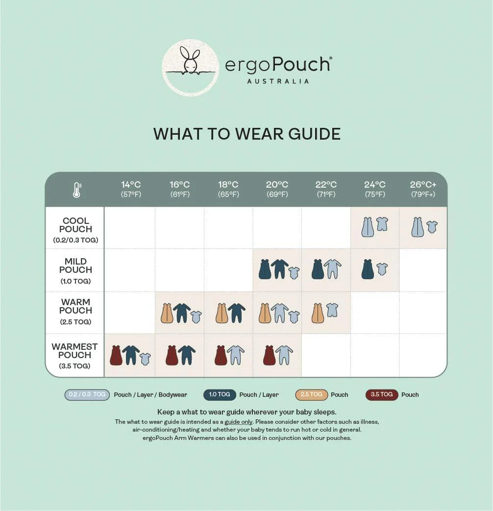 ergoPouch Winter Jersey Sleeping Bag - Berries 2.5 TOG (3-12 Months) - Image 3