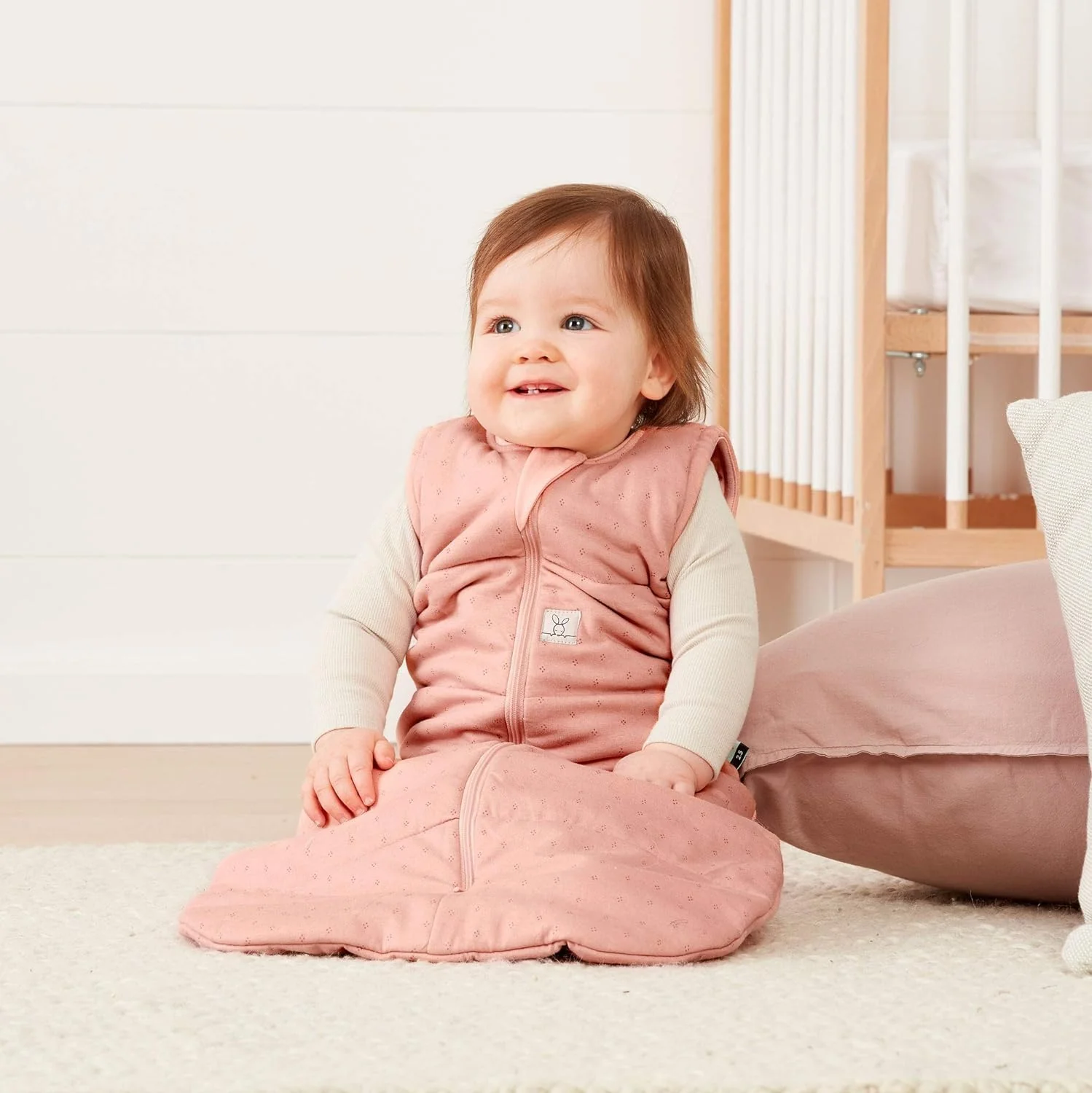 ergoPouch Winter Jersey Sleeping Bag - Berries 2.5 TOG (3-12 Months) - Image 4