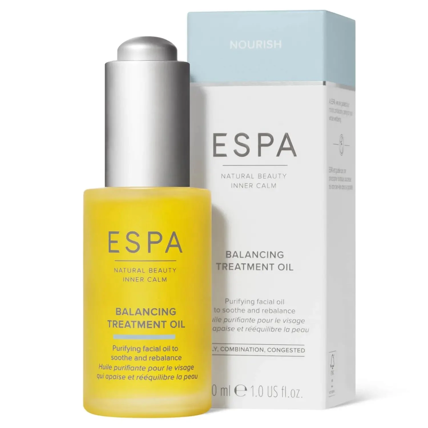 ESPA Balancing Face Treatment Oil Refill Bottle (100ml) - Image 3