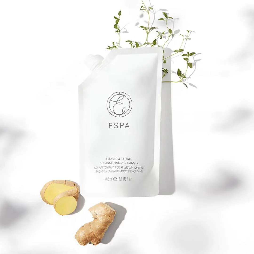 ESPA Ginger & Thyme No Rinse Hand Cleanser - 400ml - Image 2