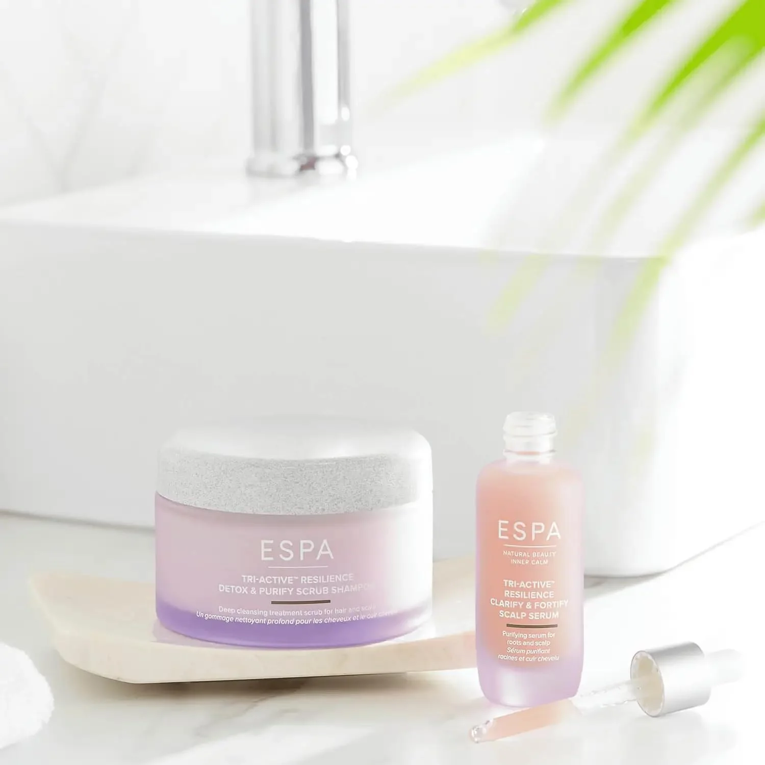 ESPA Tri-Active™ Resilience Detox and Purify Scrub Shampoo - 190ml - Image 3