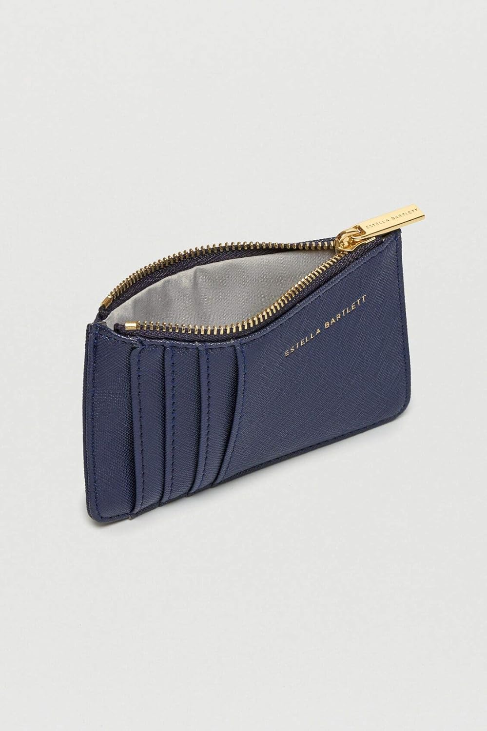 Estella Bartlett Woman on a Mission Vegan Leather Card Purse (Navy) - Image 4