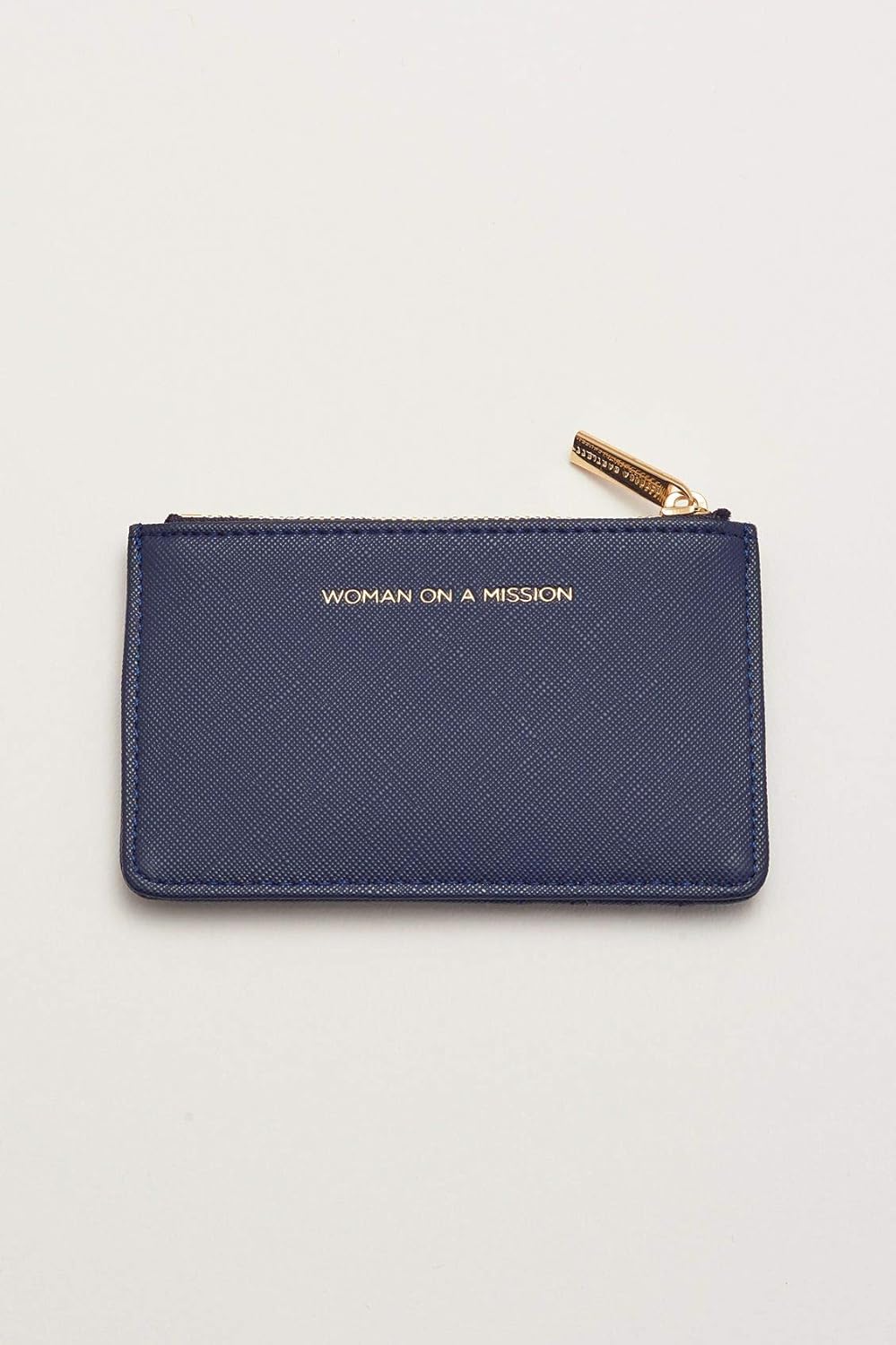Estella Bartlett Woman on a Mission Vegan Leather Card Purse (Navy) - Image 6