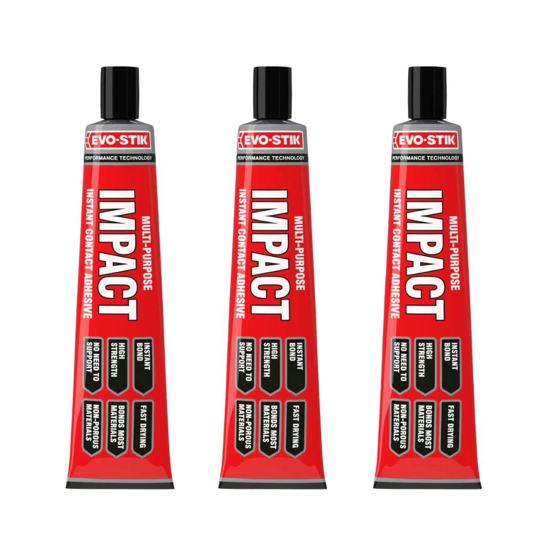 EVO-STIK High-Strength Impact Adhesive - 3 X 65g