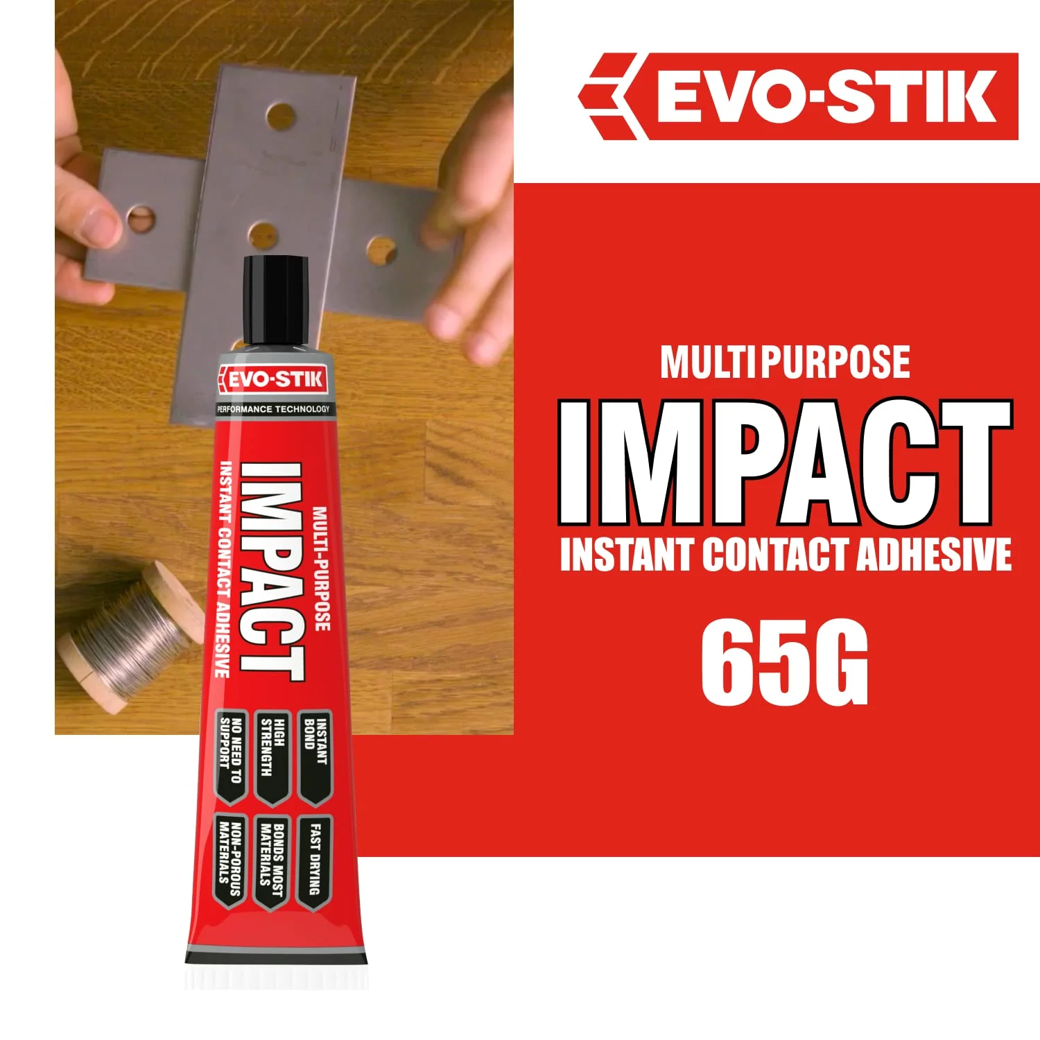 EVO-STIK High-Strength Impact Adhesive - 3 X 65g - Image 2