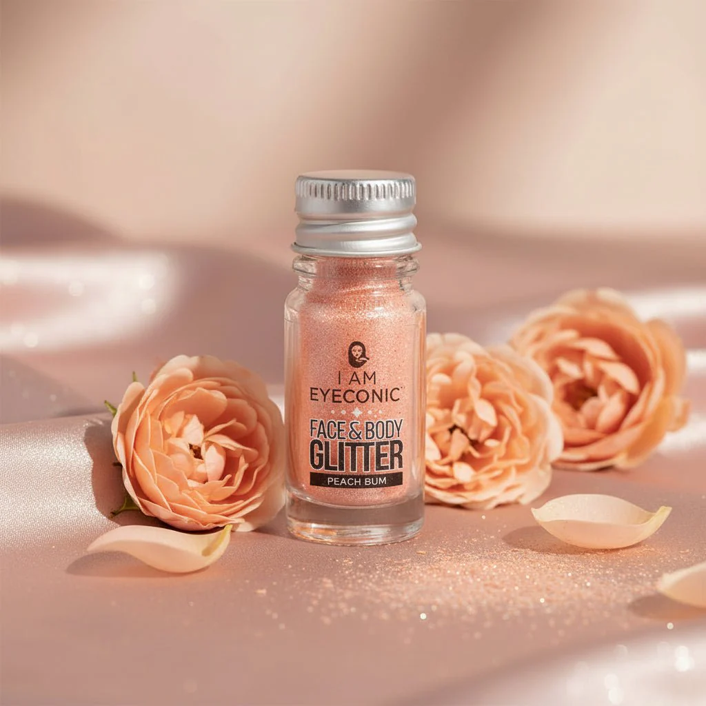 Eyeconic Peach Bum Face & Body Glitter 4g - Image 2