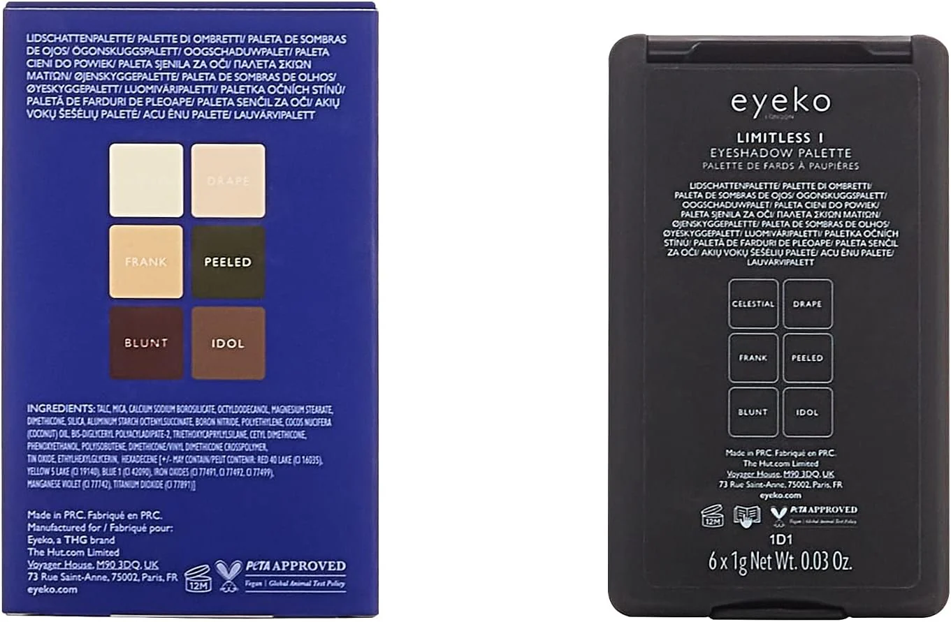 Eyeko Limitless Eyeshadow Palette 1 | Light nude-toned - Image 7