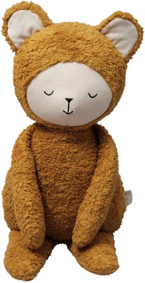 Fabelab - Big Buddy Bear - Extra Large Huggable Organic Ochre Bear 54cm - Image 4