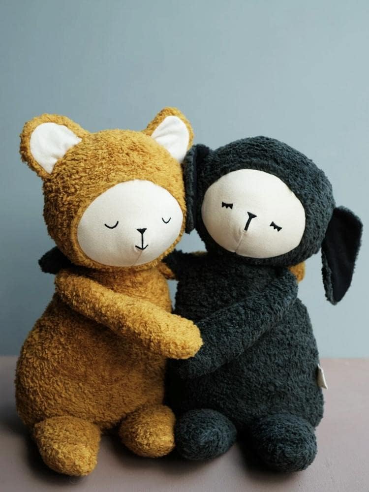 Fabelab - Big Buddy Bear - Extra Large Huggable Organic Ochre Bear 54cm - Image 5