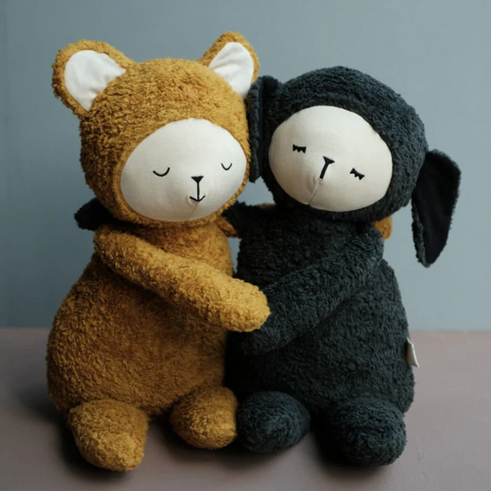 Fabelab Big Buddy Teddy Bear - Black Sheep - Image 2