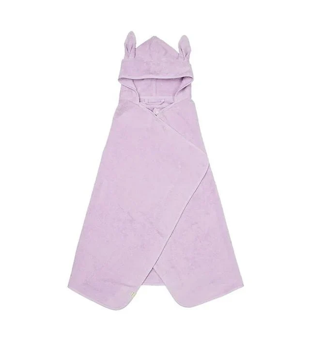 Fabelab - Hooded Junior Towel - Bunny - Lilac