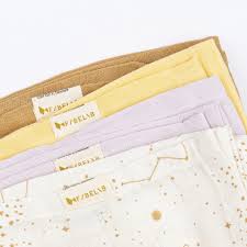 Fabelab Star Dust Organic Muslin Cloth Set - 4 pack - Image 2