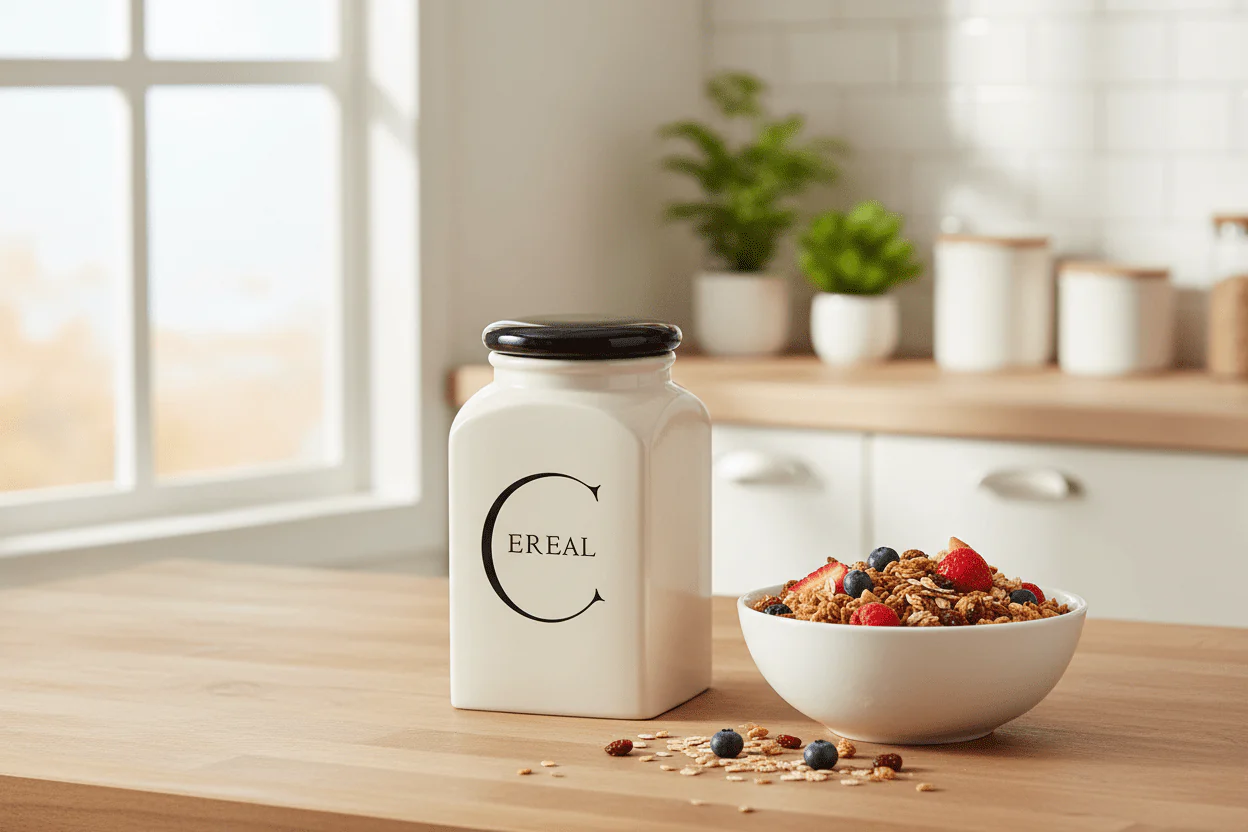 Fairmont & Main Cereal Store Jar - Script (23.5cm) SCR004 - Image 3
